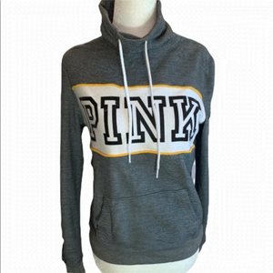 Victoria's Secret PINK Funnel Neck Pullover Hoodie Size XS